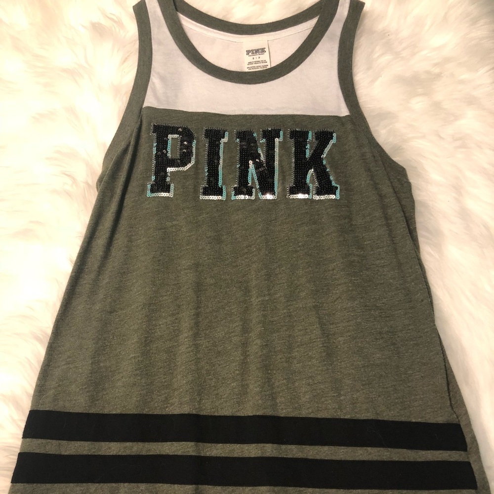 Victoria’s Secret PINK Sequin Tank Top